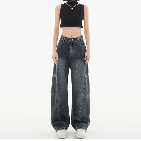 Women Heritage Rinse Utility Bell Leg Denim