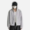 Double End Zip Solid Hood