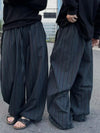 Blade Stripe Wide-Leg