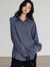 Wa-Plaid Vintage Oversized Blouse