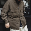 Seersucker No-Iron Cuban Collar Mens Shirt