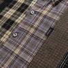 Padded Plaid Hip Hop Button Casual Shirt