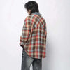 Raw Hem Plaid Vintage Long Sleeve Top