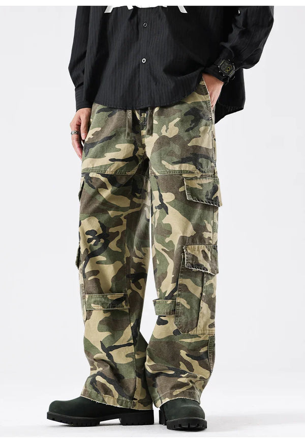 Metro Stretch Waist Heritage Camo Street Pants alternatif görünüm