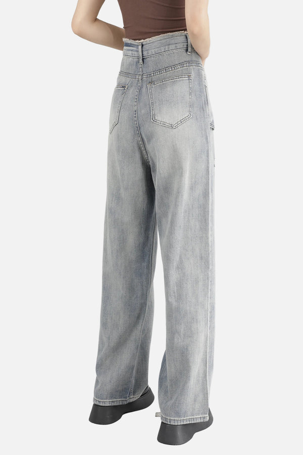 High-Quality 2000s High-Rise Denim alternatif görünüm