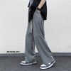 Wide Leg Ekose Pantolon, yakın çekim — Navra Wear
