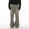Bell-Leg Faded Relaxed Denim