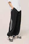 Wave Stripe Baggy Joggers