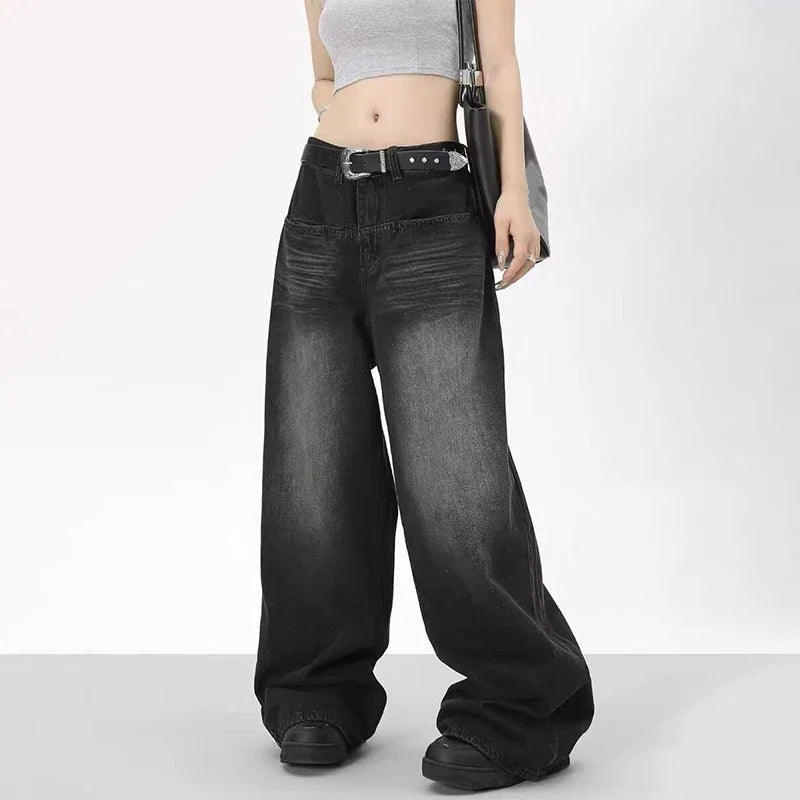 Heritage Bell Leg Black Denim