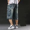 Chic Relaxed Relaxed Utility Denim Short