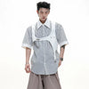 Minimal Panel Aesthetic Short Shirt