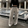Wide Leg Çizgili Jogger, arka görünüm — Navra Wear
