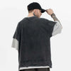 High Street Broken-In Collage-Cut Cotton T-Shirt