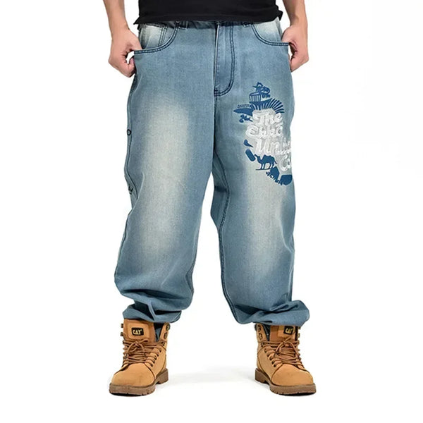 Men's High-Rise Relaxed Skateboard Denim