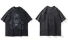 Ayı Baskılı Oversize Tişört, önden görünüm — Navra Wear
