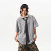 Heartland Heavy Mosaic Collar-Knit T-Shirt