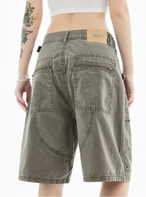 Tokyo Archive Baggy Denim Shorts alternatif görünüm