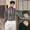 Tokyo Serpent Print Short Sleeve Top