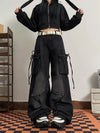 Women Classic Heritage Tie Up High-Rise Denim