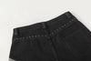 Baggy Mozaik Desenli Jean Pantolon, yakın çekim — Navra Wear