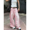 Pink Metro Oversized Relaxed Boyfriend Denim