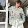Airy Lapel Stylish Long Sleeve Top