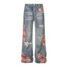 Women Sleek Heritage Torn Hollow Out Tassels Denim
