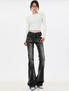 Women Heritage Torn Bootcut Bell Denim