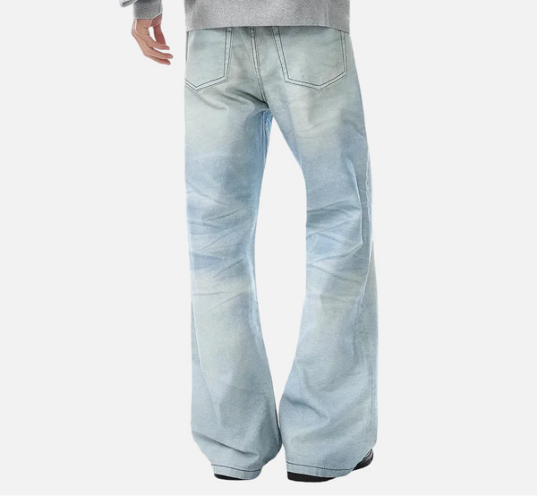 Heritage Faded Rinse High Street Bell Leg Denim alternatif görünüm