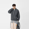 Fermuarlı Basic Sweatshirt, stil görünüm — Navra Wear