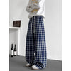 Oversized Plaid Street Trousers