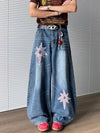 Stellar Stitchwork Relaxed Stacked Urban Beat Denim