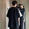 Colorful Contrast Short Sleeve Warm-Season T-Shirt