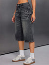 Boom Bap Washed Denim Shorts