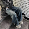 2000s Faded Easy Cut Western Style Denim