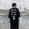 Grafiti Baskılı Tişört, arka görünüm — Navra Wear