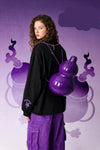 Lucky Gourd Thread-Work Long Sleeve T-Shirt