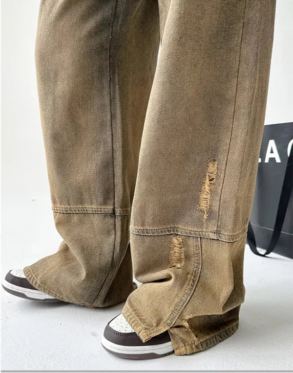 Women Rasty Ombre Color Relaxed High-Rise Denim alternatif görünüm