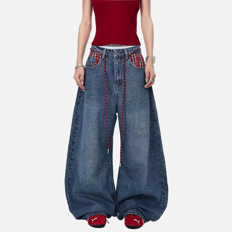 Women Insulated Metro Relaxed Bell Leg Denim