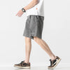 Stone Fade High-Rise Relaxed Shorts