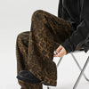 Metro Wild Print Bell Leg Denim