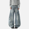 2000s Metro Flare Leg Washed Big Pocket Jeans