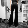 Dark Gothic Flare Trousers