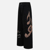 Modern Wild Print Mosaic Black Denim
