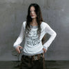 Heritage Shinjuku Digital-Age Mosaic Letter T-Shirt