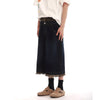 Woodland Mosaic Wide Leg Denim Shorts
