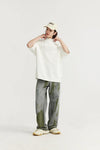 Hand-Painted Bell Leg High Street Denim