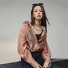 Blush Featherlight Casual Long Sleeve Top