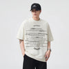 Off-Duty Imprinted Oversize Short Sleeve T-Shirt