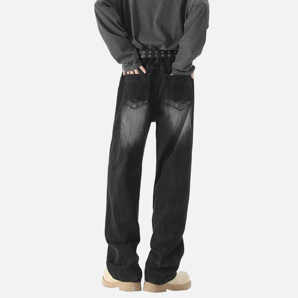 Metro Black Rinse Relaxed Denim alternatif görünüm